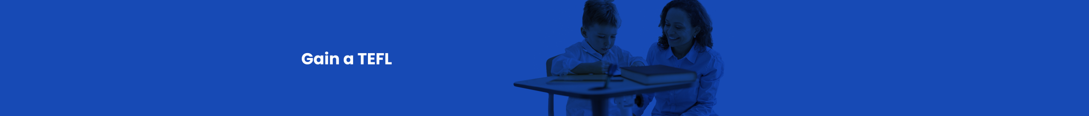 gain a tefl banner